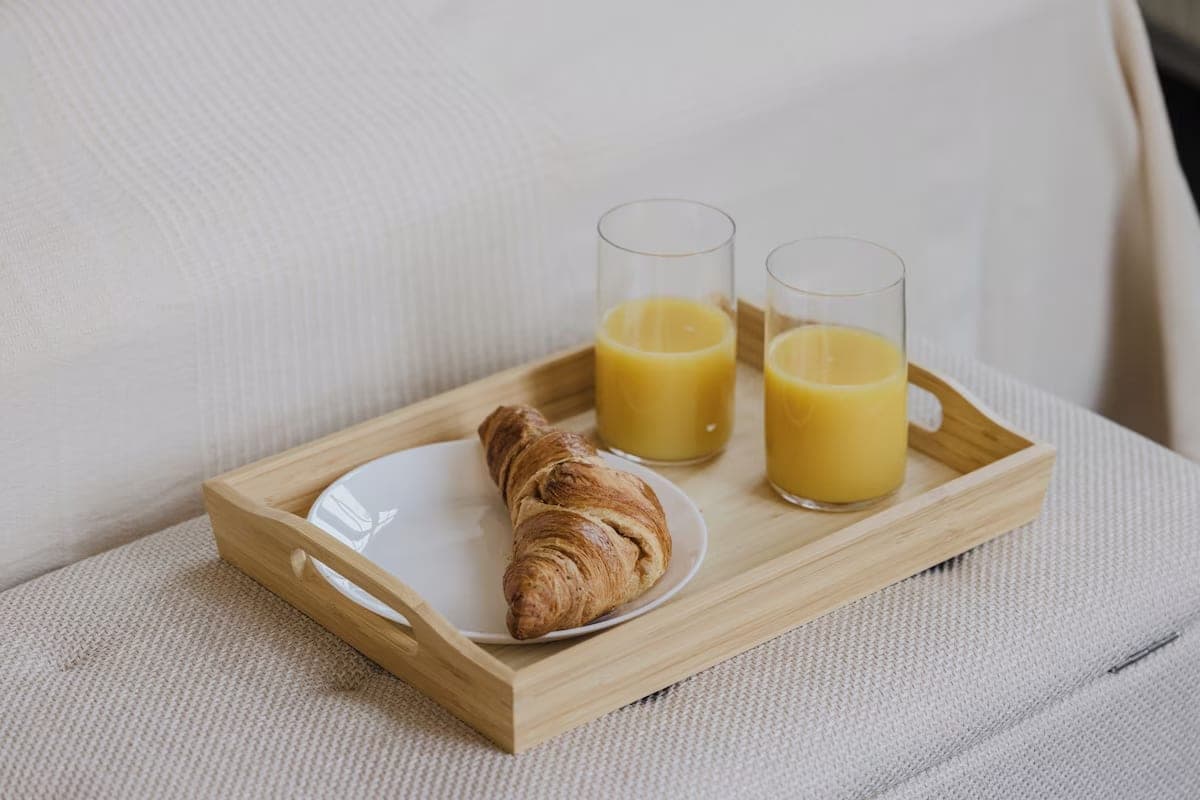 Breakfast setup